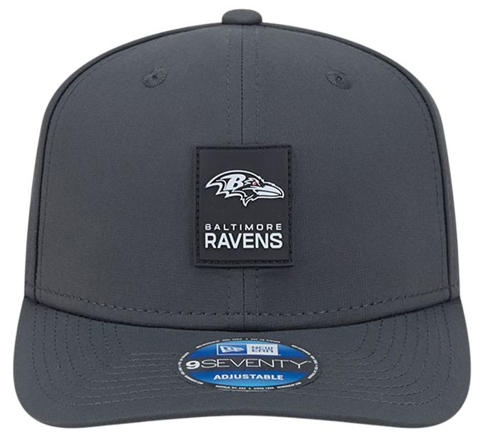 New Era Adult Baltimore Ravens Charcoal Sideline 9Seventy Adjustable Stretch-Snap Hat product image