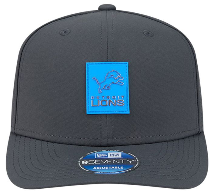 New Era Adult Detroit Lions Charcoal Sideline 9Seventy Adjustable Stretch-Snap Hat product image