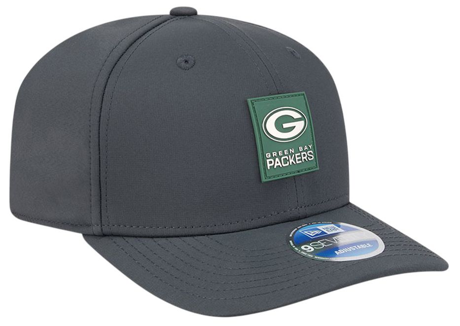 New Era Adult Green Bay Packers Charcoal Sideline 9Seventy Adjustable Stretch-Snap Hat product image