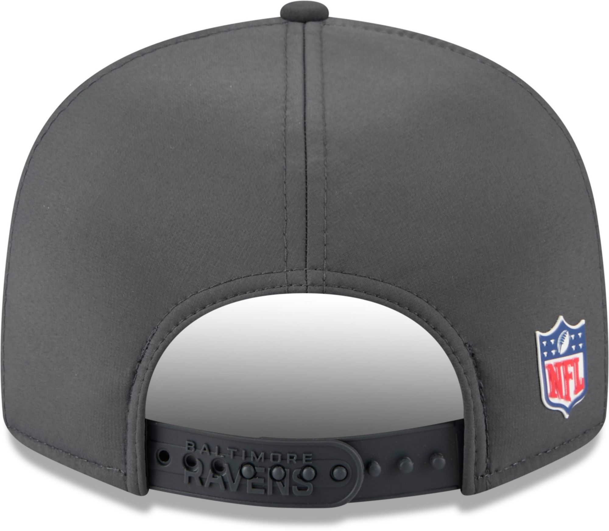 New Era Adult Baltimore Ravens Charcoal Sideline 9Fifty Adjustable Snapback Hat product image