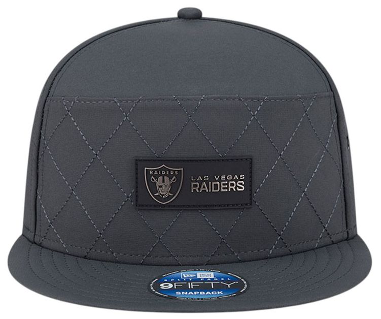 New Era Adult Las Vegas Raiders Charcoal Sideline 9Fifty Adjustable Snapback Hat product image