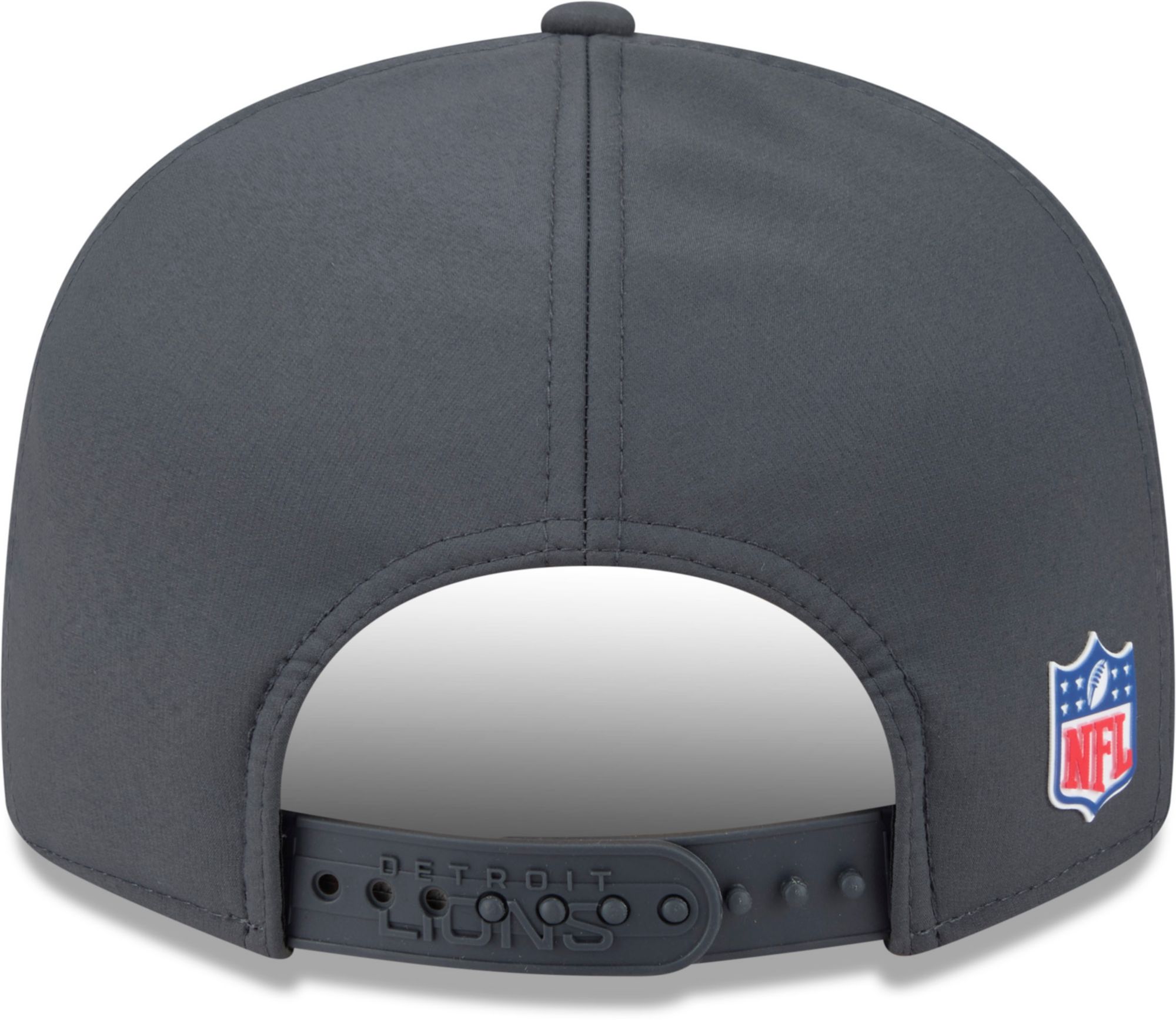 New Era Adult Detroit Lions Charcoal Sideline 9Fifty Adjustable Snapback Hat product image