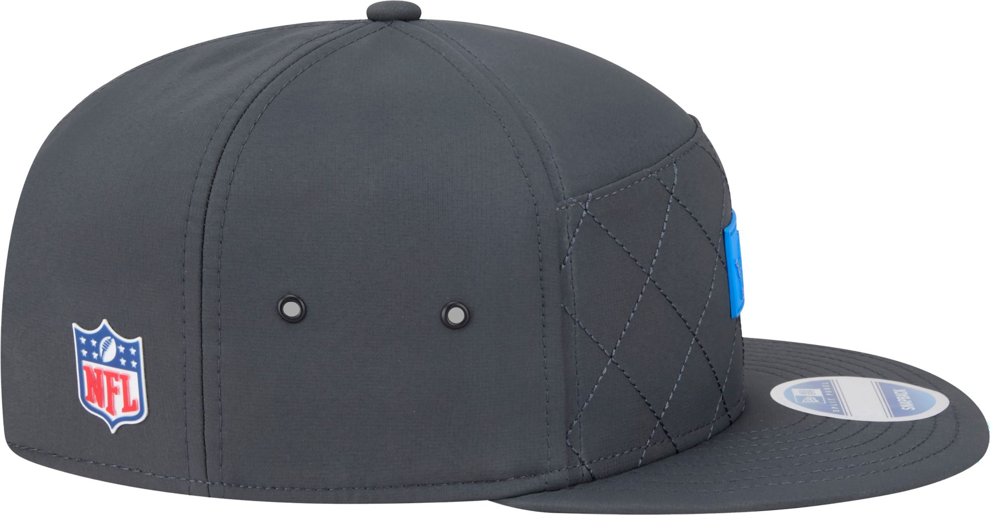 New Era Adult Detroit Lions Charcoal Sideline 9Fifty Adjustable Snapback Hat product image