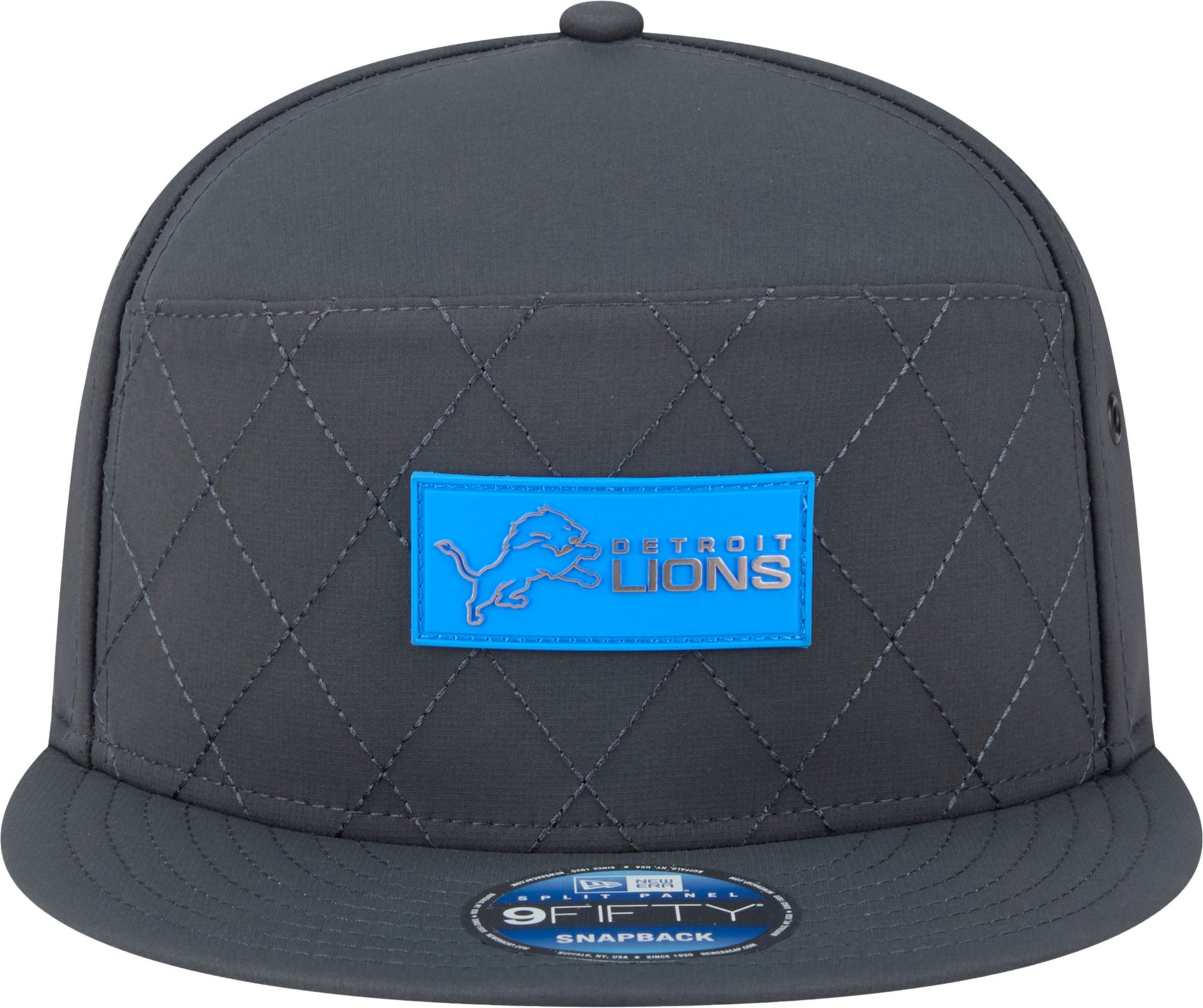 New Era Adult Detroit Lions Charcoal Sideline 9Fifty Adjustable Snapback Hat product image