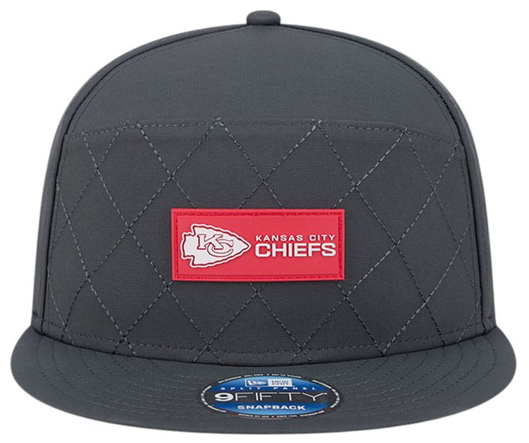 New Era Adult Kansas City Chiefs Charcoal Sideline 9Fifty Adjustable Snapback Hat product image