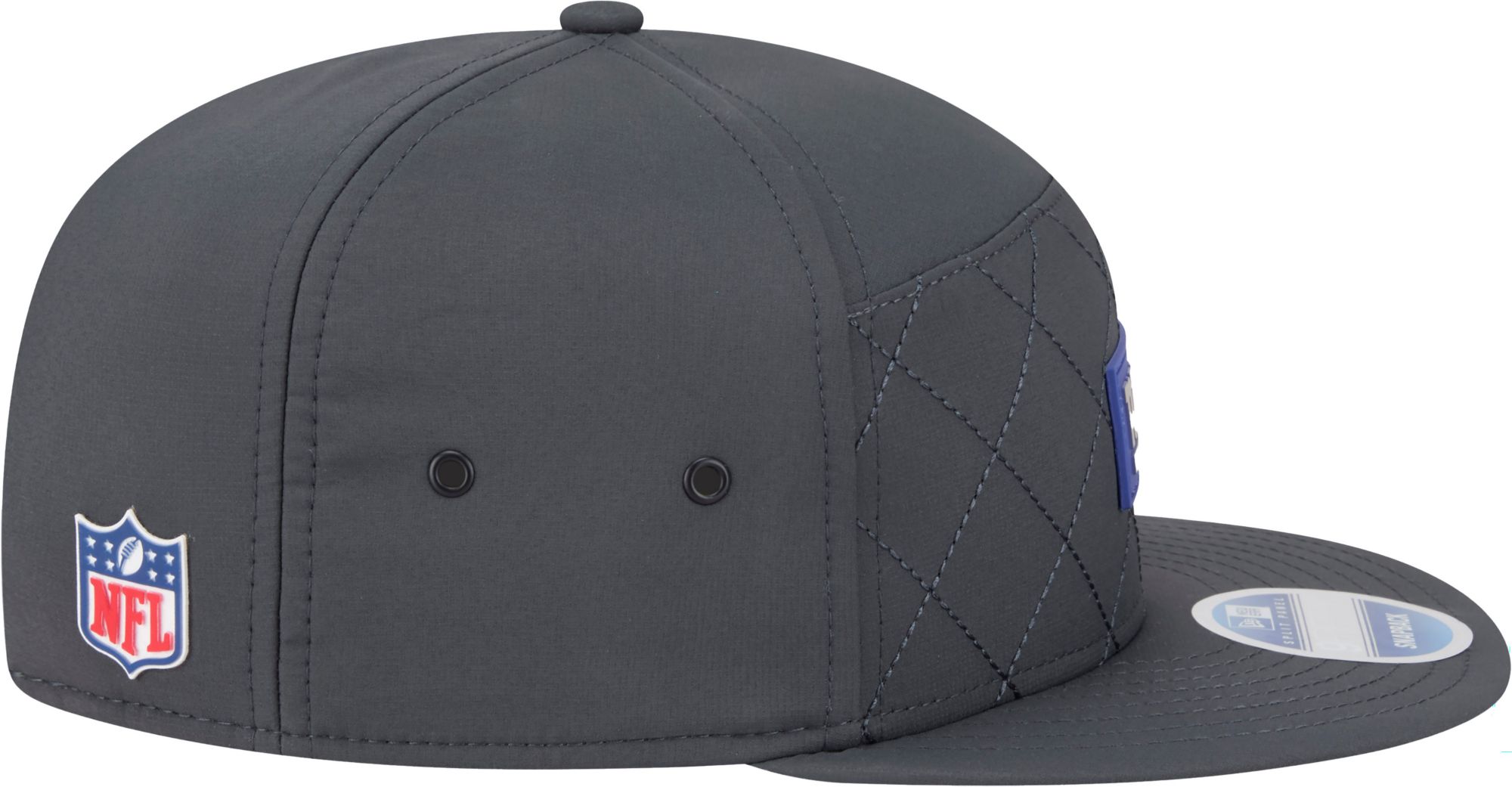 New Era Adult New York Giants Charcoal Sideline 9Fifty Adjustable Snapback Hat product image