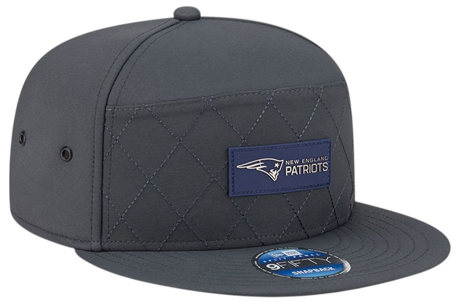 New Era Adult New England Patriots Charcoal Sideline 9Fifty Adjustable Snapback Hat product image