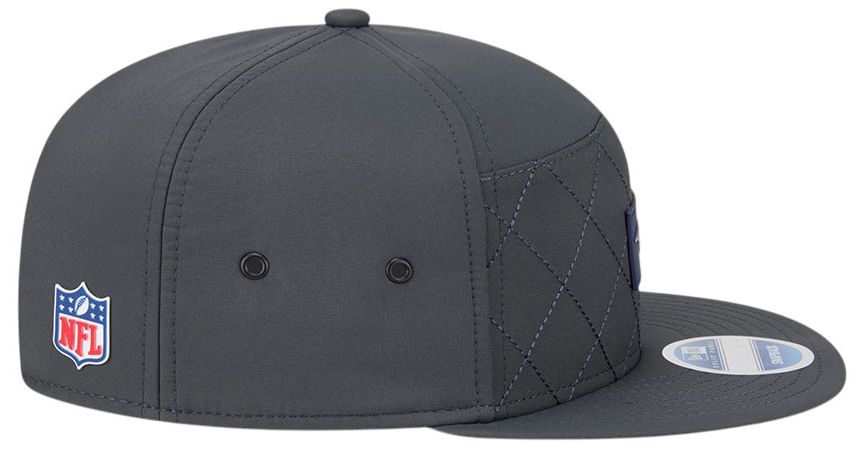 New Era Adult New England Patriots Charcoal Sideline 9Fifty Adjustable Snapback Hat product image