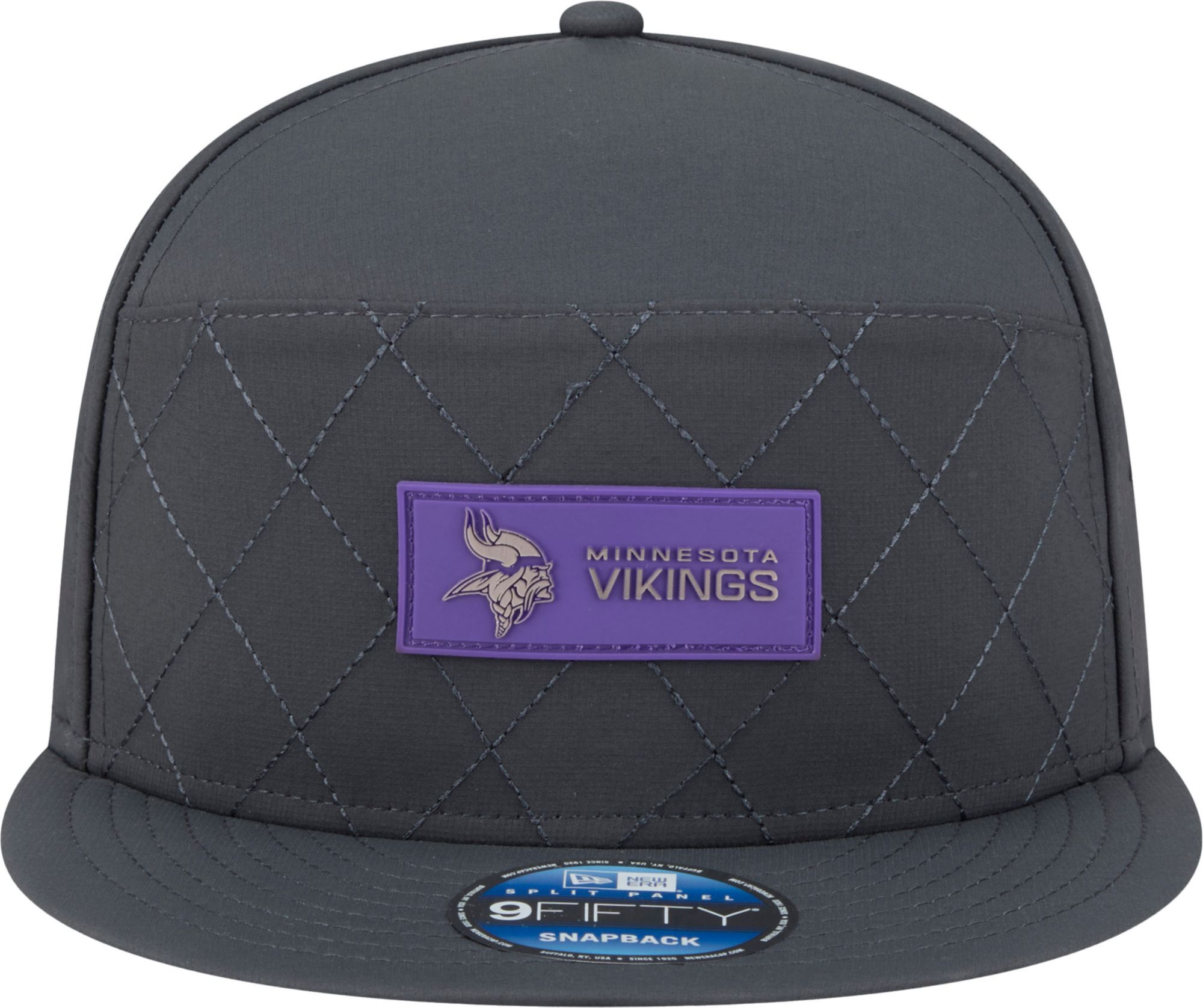 New Era Adult Minnesota Vikings Charcoal Sideline 9Fifty Adjustable Snapback Hat product image
