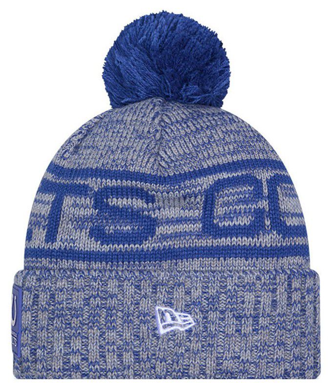 New Era Adult Indianapolis Colts Blue Sideline Sport Knit Beanie product image