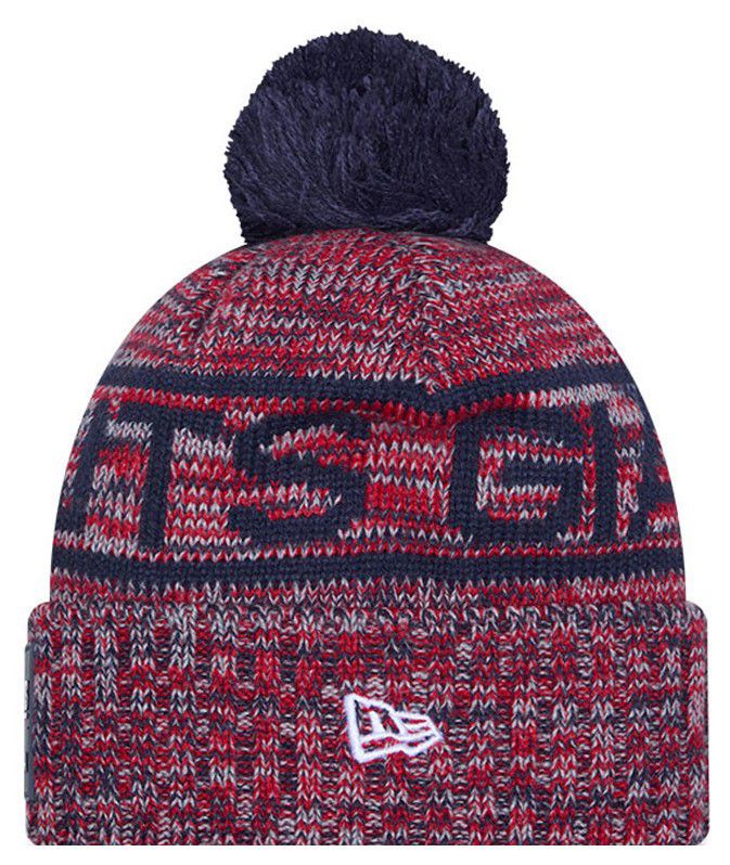 New Era Adult New York Giants Dark Blue Sideline Sport Knit Beanie product image