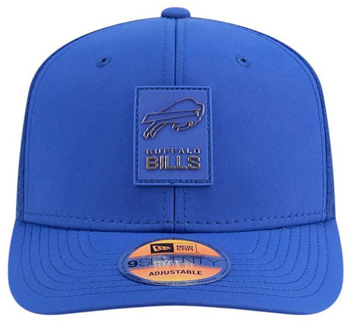 New Era Adult Buffalo Bills Sideline 2025 Medium Blue 9Seventy Adjustable Trucker Hat product image