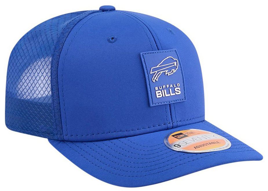 New Era Adult Buffalo Bills Sideline 2025 Medium Blue 9Seventy Adjustable Trucker Hat product image
