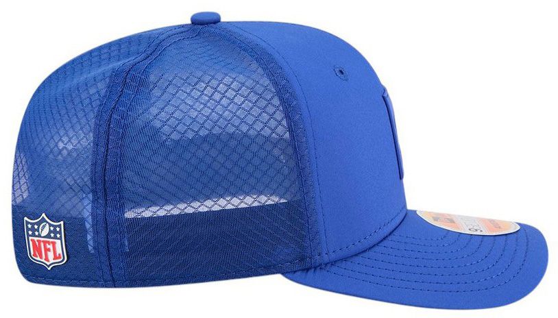 New Era Adult Buffalo Bills Sideline 2025 Medium Blue 9Seventy Adjustable Trucker Hat product image