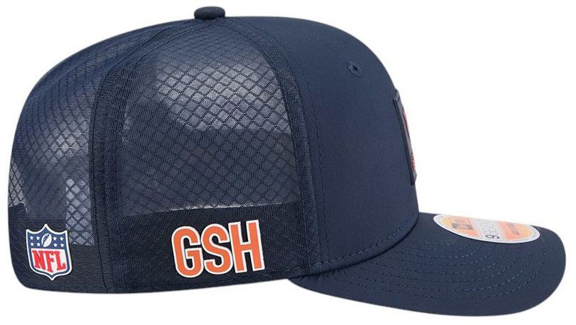 New Era Adult Chicago Bears Sideline 2025 Bear Head Navy 9Seventy Adjustable Trucker Hat product image