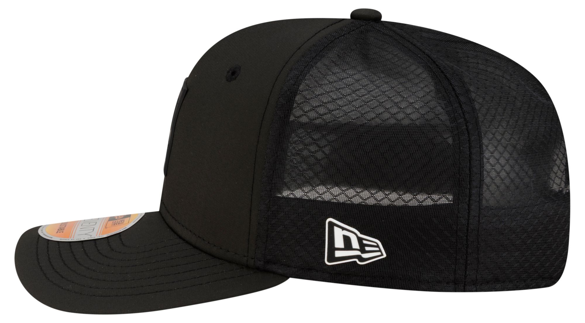 New Era Adult Las Vegas Raiders Sideline 2025 Black 9Seventy Adjustable Trucker Hat product image