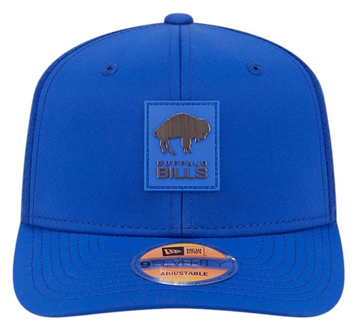 New Era Adult Buffalo Bills Sideline Throwback Medium Blue 9seventy Adjustable Trucker Hat product image