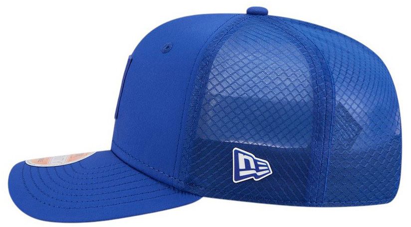 New Era Adult New England Patriots Sideline 2025 Throwback Medium Blue 9Seventy Adjustable Trucker Hat product image