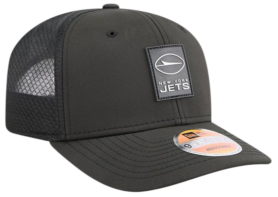 New Era Adult New York Jets Sideline 2025 Black 9Seventy Adjustable Trucker Hat product image