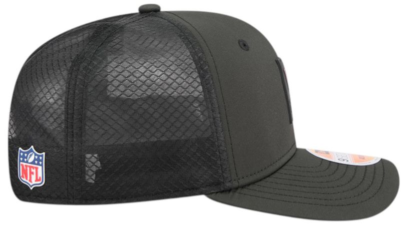 New Era Adult Washington Commanders Sideline 2025 Black 9Seventy Adjustable Trucker Hat product image