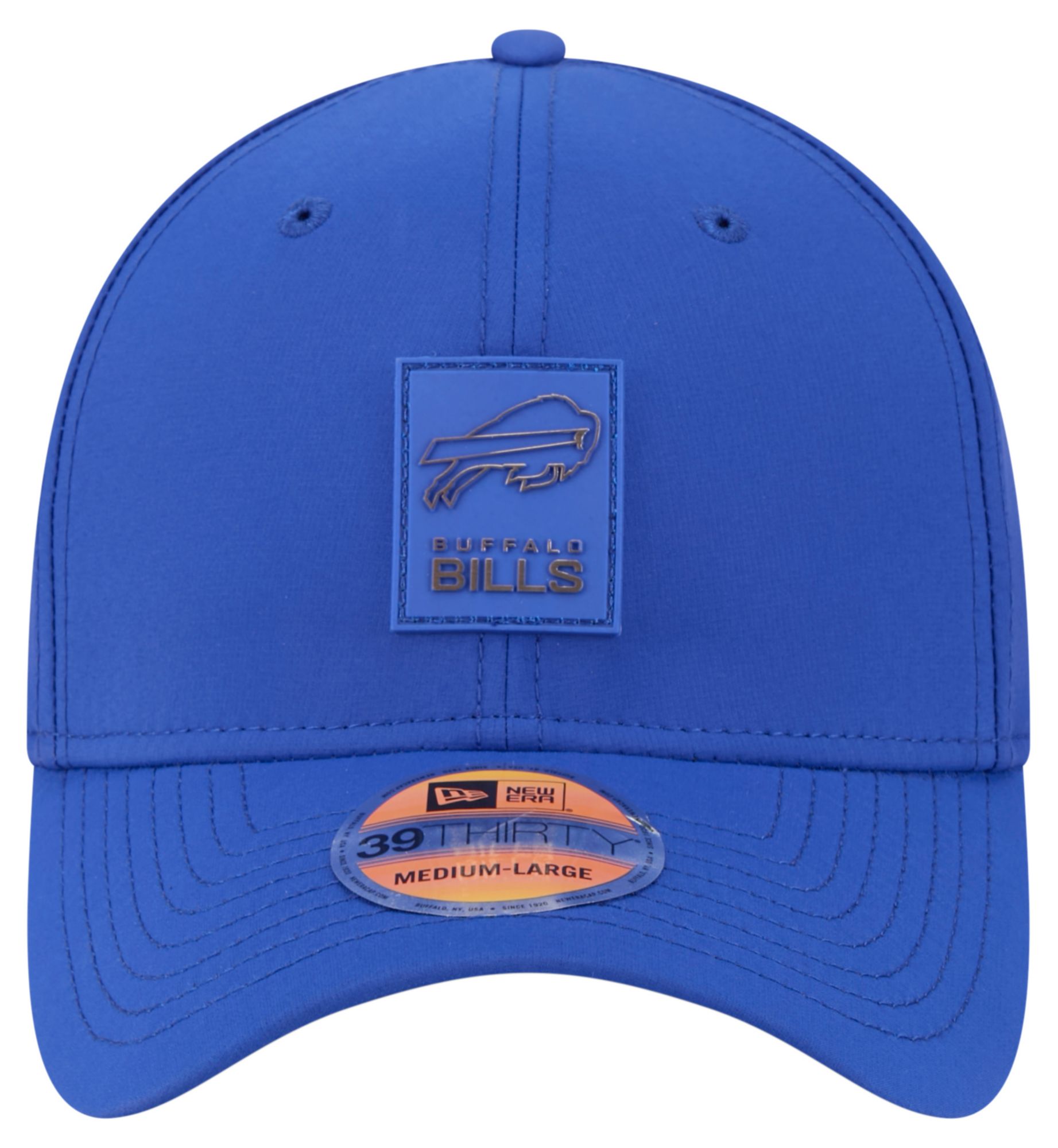 New Era Adult Buffalo Bills Sideline 2025 Medium Blue 39Thirty Stretch Fit Hat product image