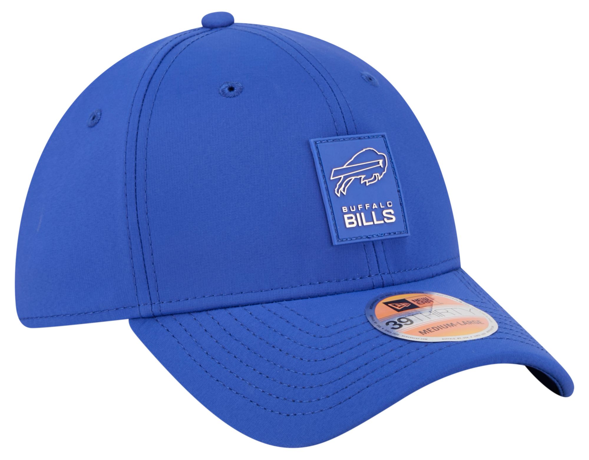 New Era Adult Buffalo Bills Sideline 2025 Medium Blue 39Thirty Stretch Fit Hat product image