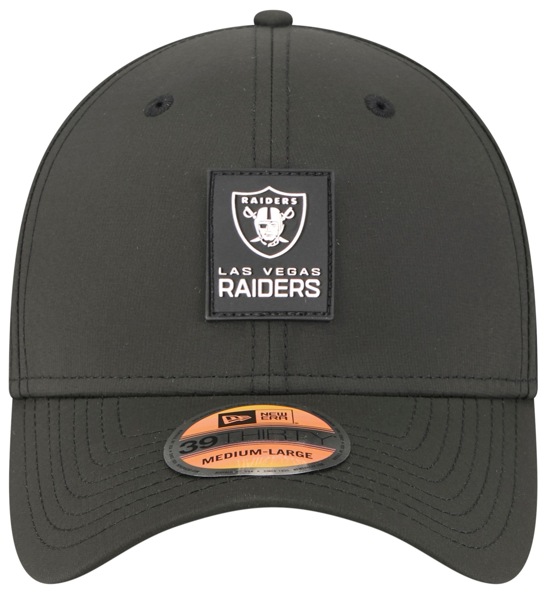 New Era Adult Las Vegas Raiders Sideline 2025 Black 39Thirty Stretch Fit Hat product image