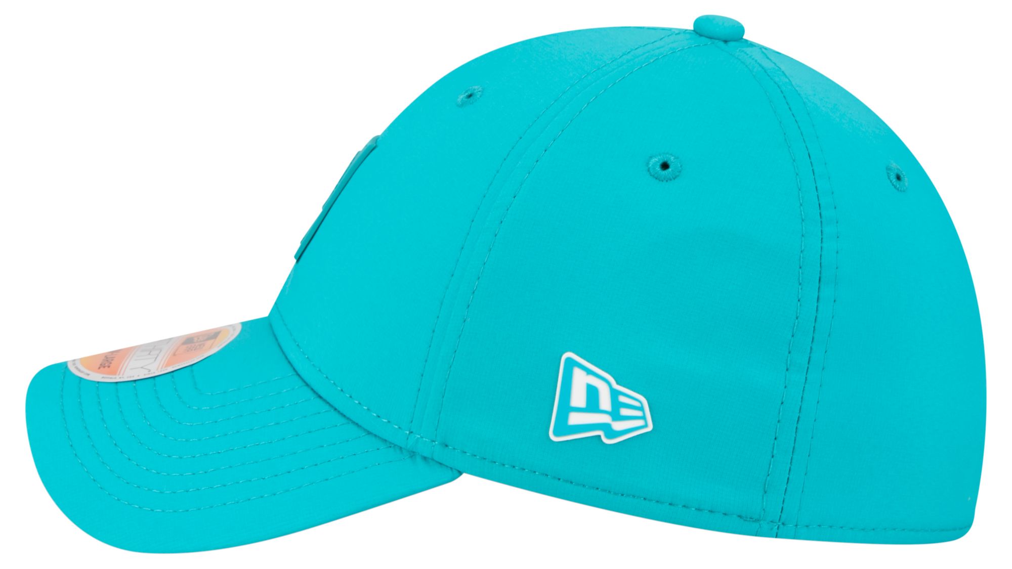New Era Adult Miami Dolphins Sideline 2025 Aqua 39Thirty Stretch Fit Hat product image