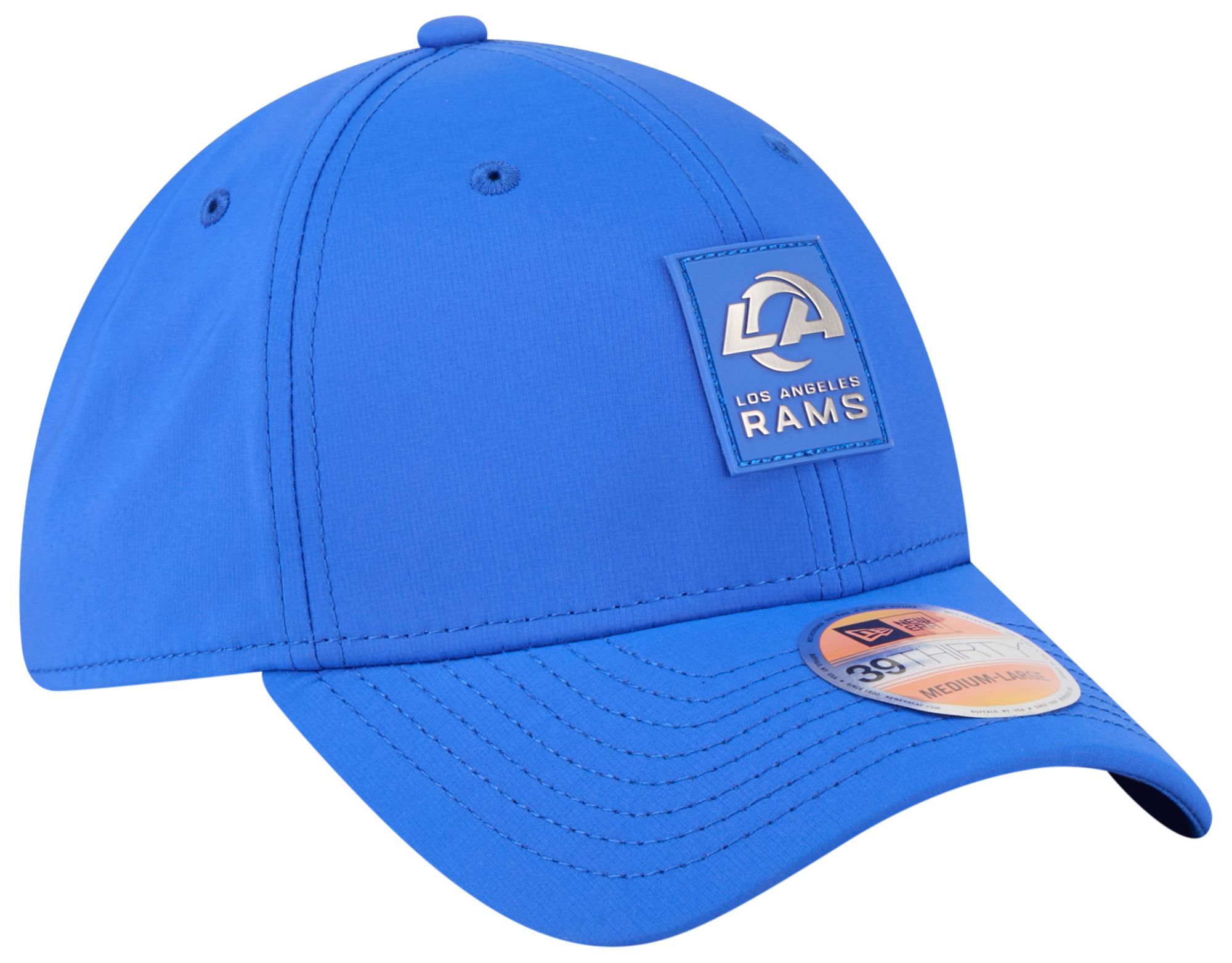 New Era Adult Los Angeles Rams Sideline 2025 Blue 39Thirty Stretch Fit Hat product image