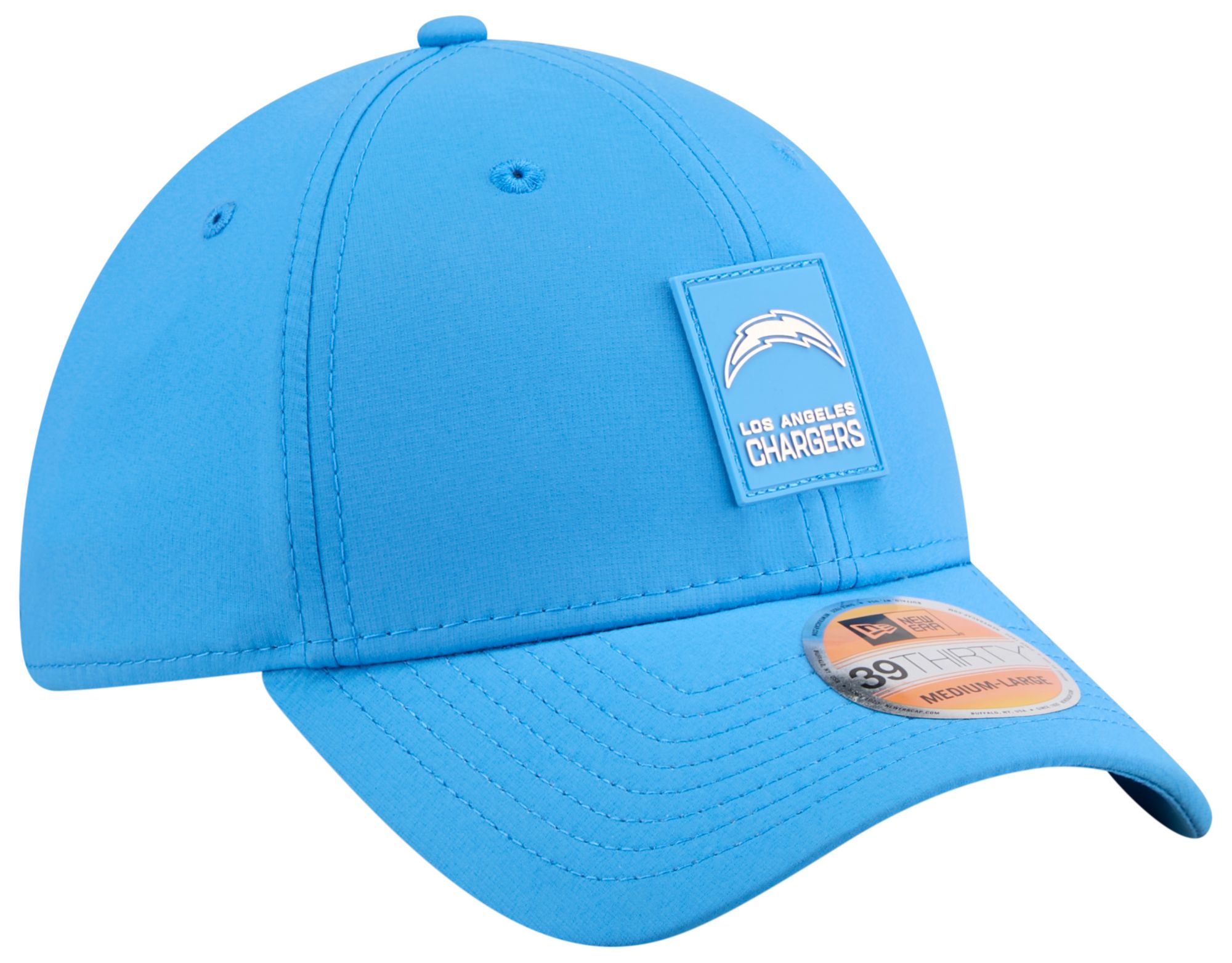 New Era Adult Los Angeles Chargers Sideline 2025 Medium Blue 39Thirty Stretch Fit Hat product image