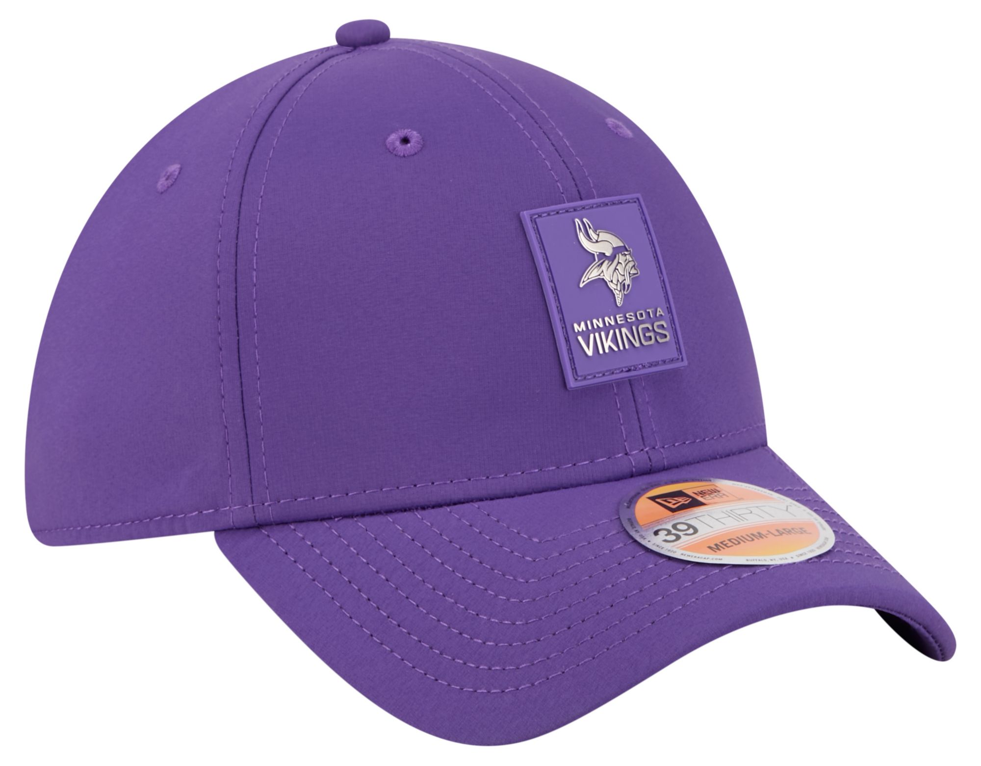 New Era Adult Minnesota Vikings Sideline 2025 Purple 39Thirty Stretch Fit Hat product image