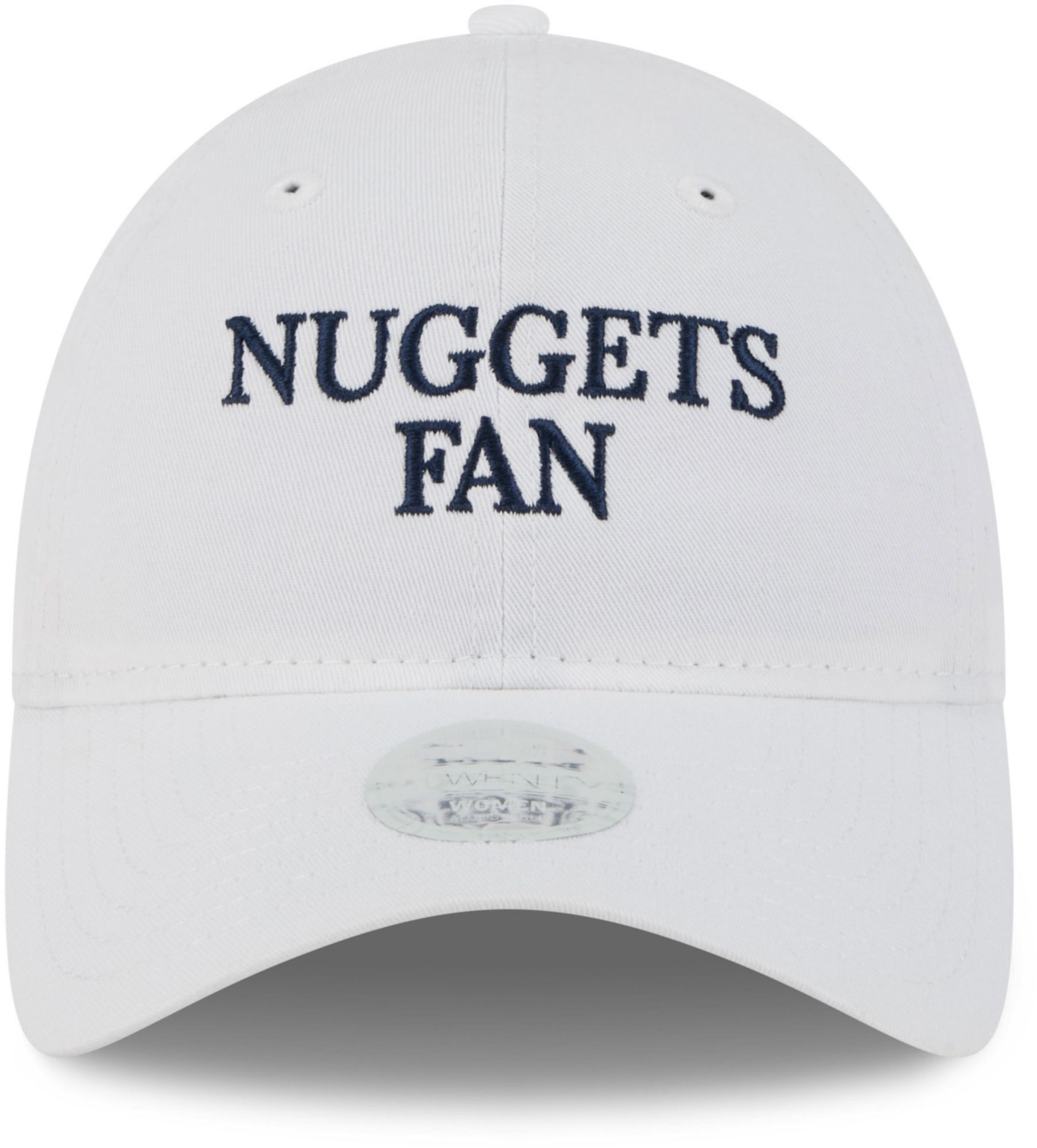 New Era Women's Denver Nuggets White Team Fan 9Twenty Adjustable Hat product image