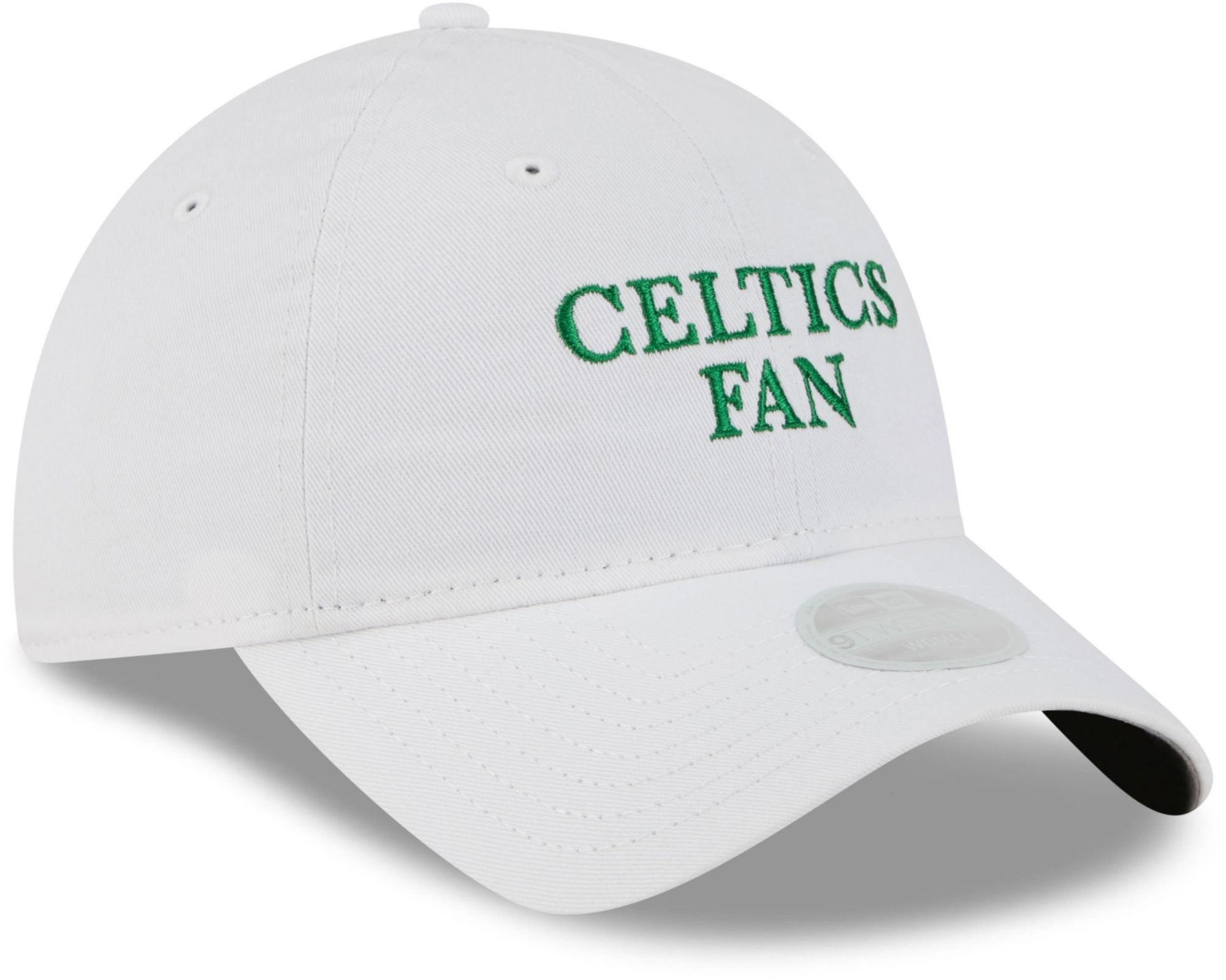 New Era Women's Boston Celtics White Team Fan 9Twenty Adjustable Hat product image