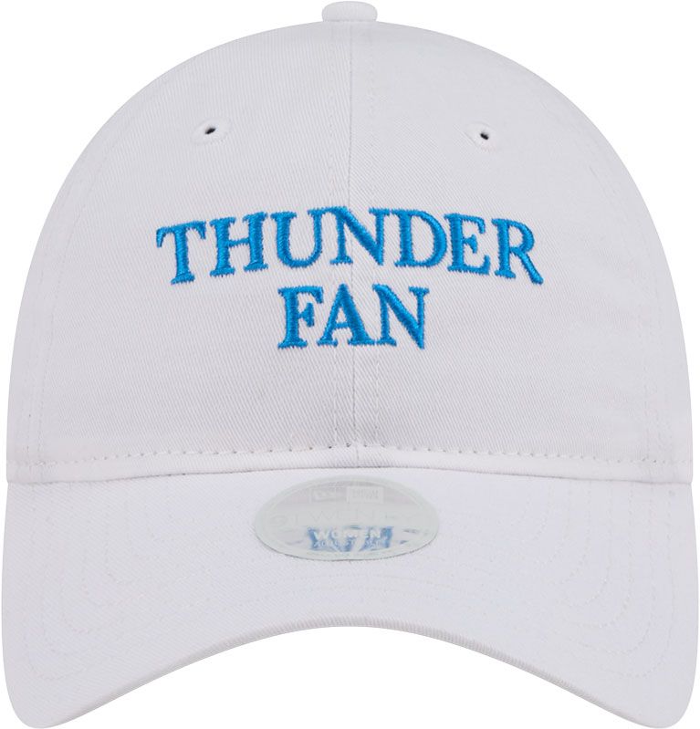 New Era Women's Oklahoma City Thunder White Team Fan 9Twenty Adjustable Hat product image