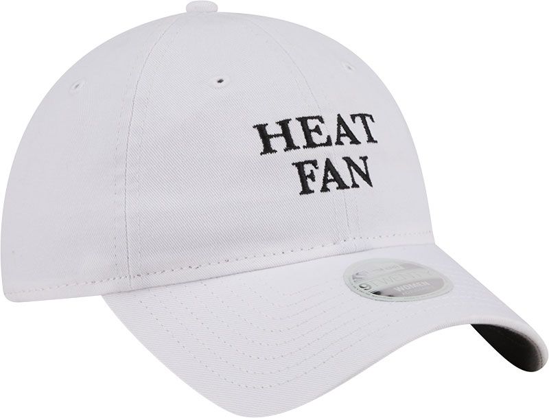 New Era Women's Miami Heat White Team Fan 9Twenty Adjustable Hat product image