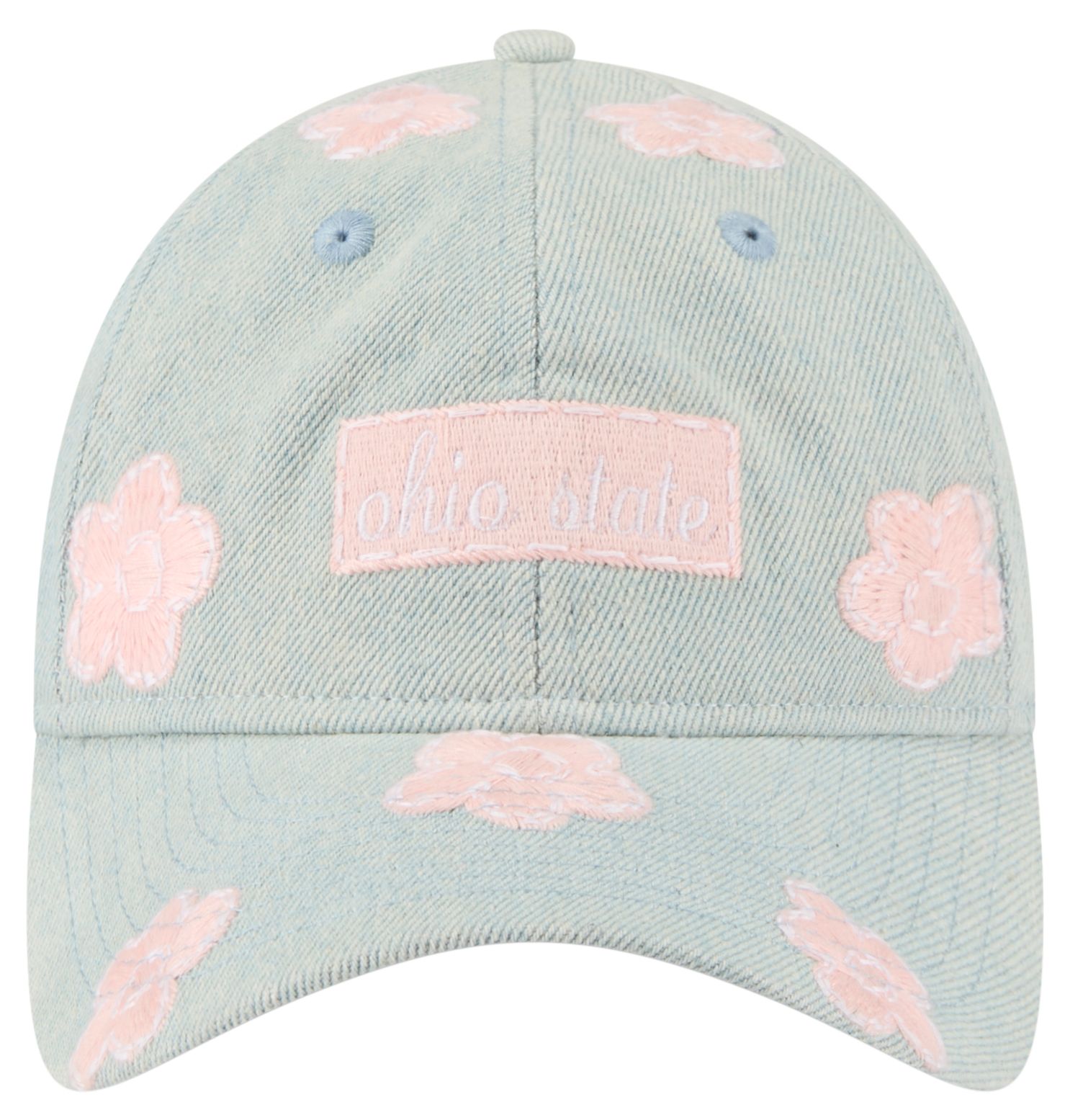New Era Girls' Ohio State Buckeyes Denim Florals 9Twenty Adjustable Hat product image
