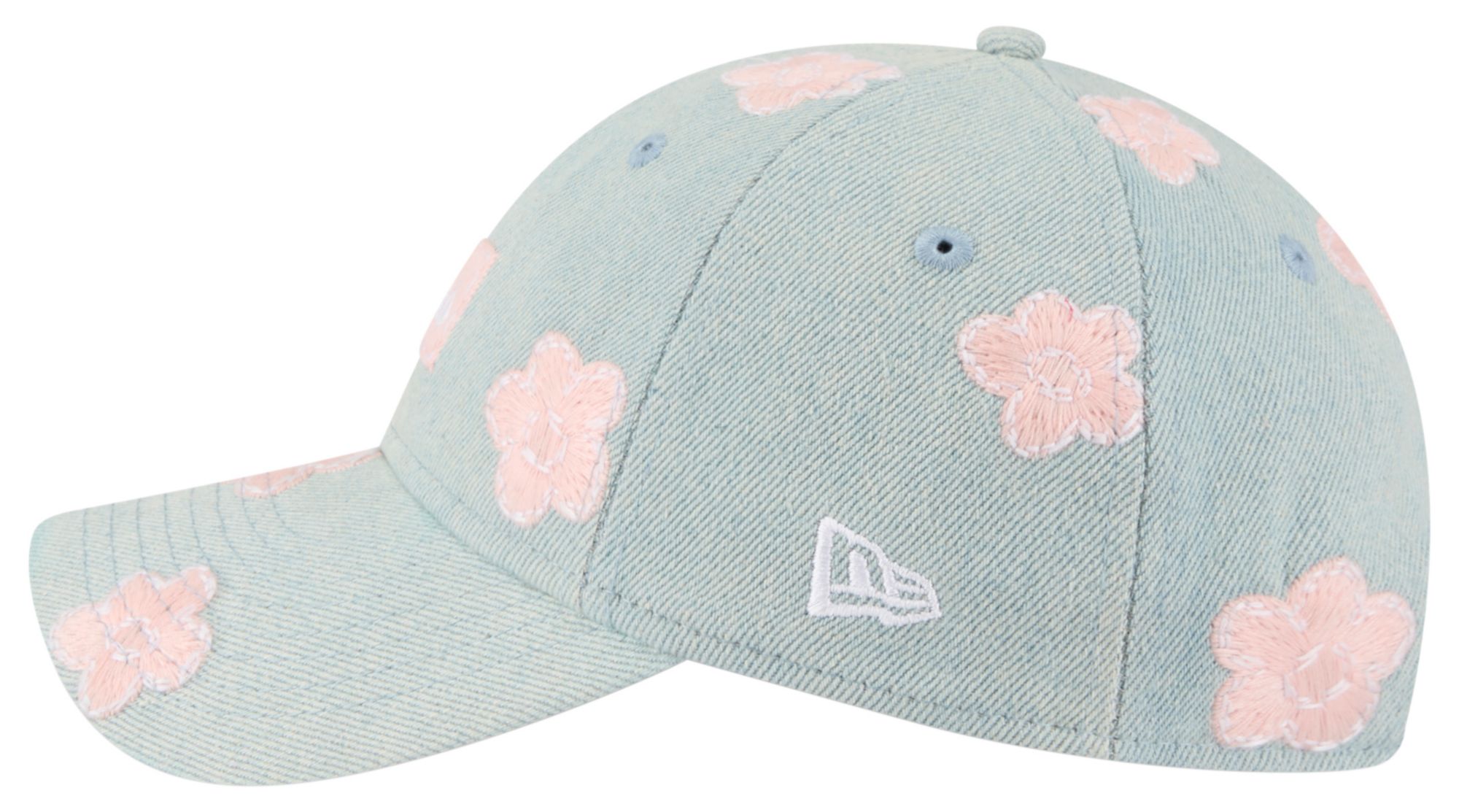New Era Girls' Texas Longhorns Denim Florals 9Twenty Adjustable Hat product image