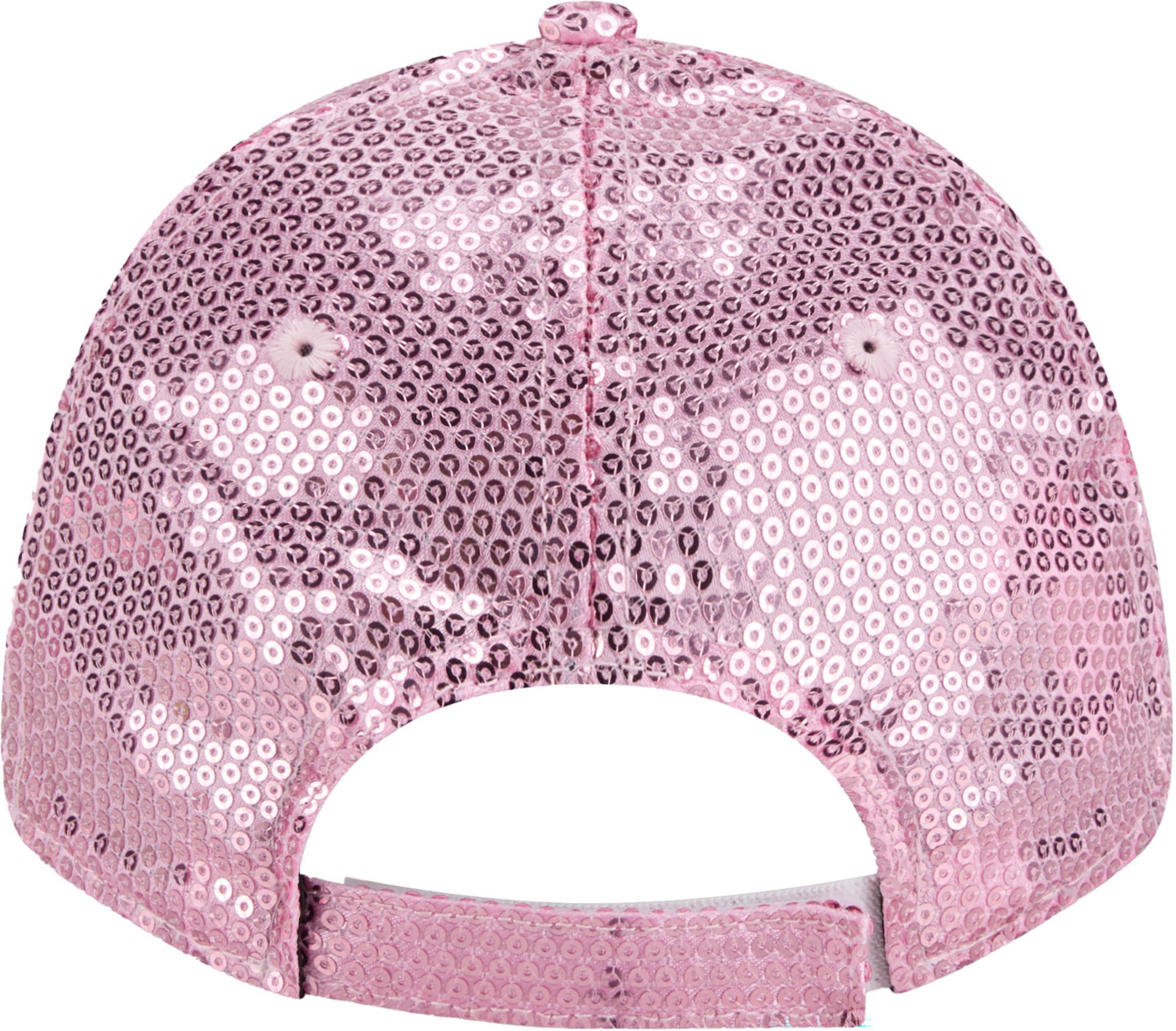 New Era Youth Detroit Lions Pink Sequin 9Forty Adjustable Hat product image