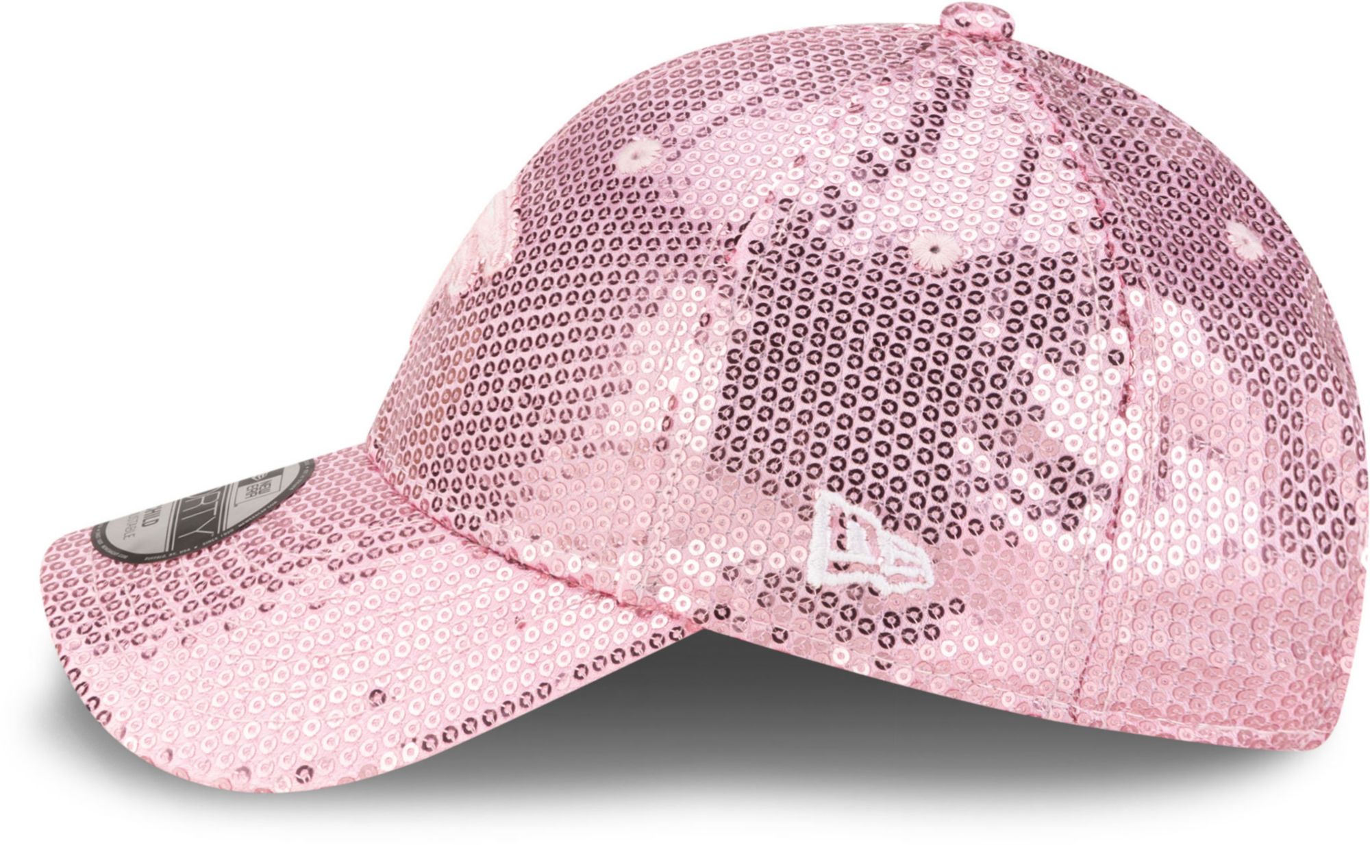 New Era Youth Atlanta Falcons Pink Sequin 9Forty Adjustable Hat product image