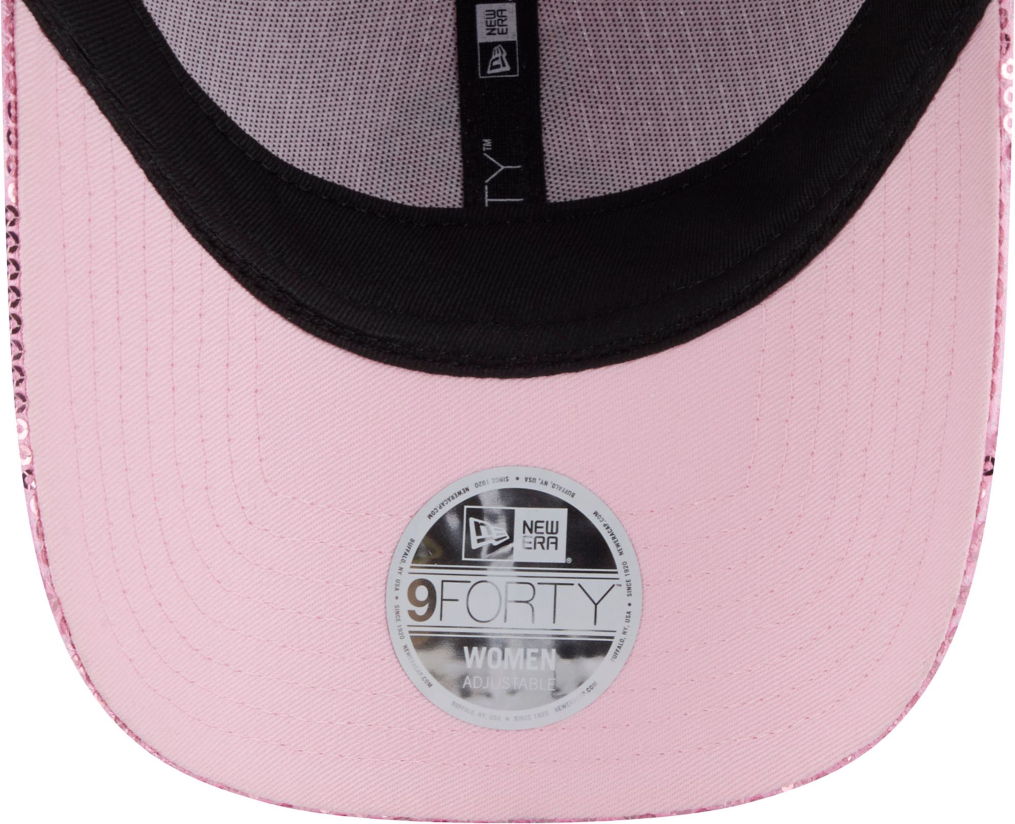 New Era Youth Minnesota Vikings Pink Sequin 9Forty Adjustable Hat product image