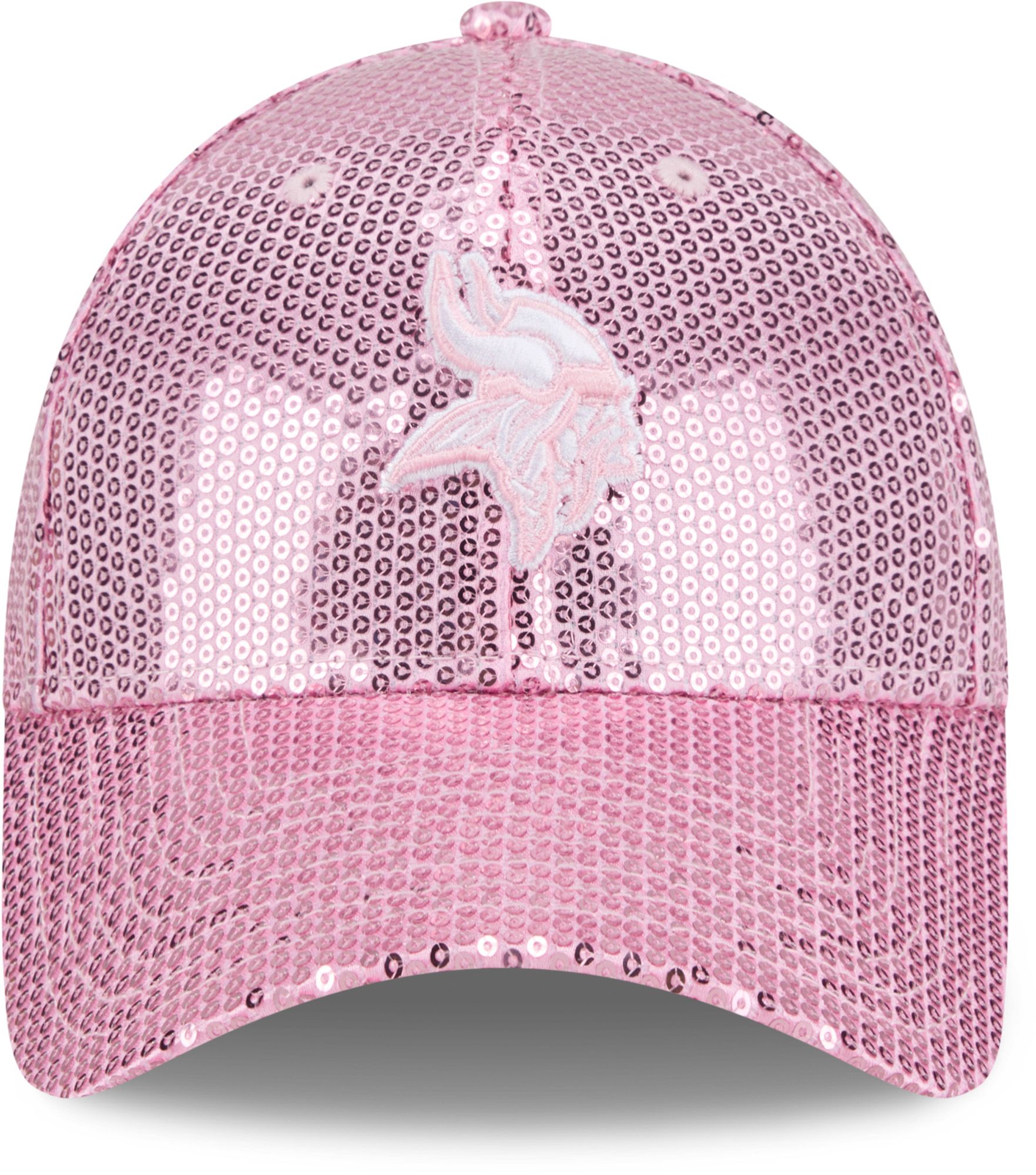 New Era Youth Minnesota Vikings Pink Sequin 9Forty Adjustable Hat product image