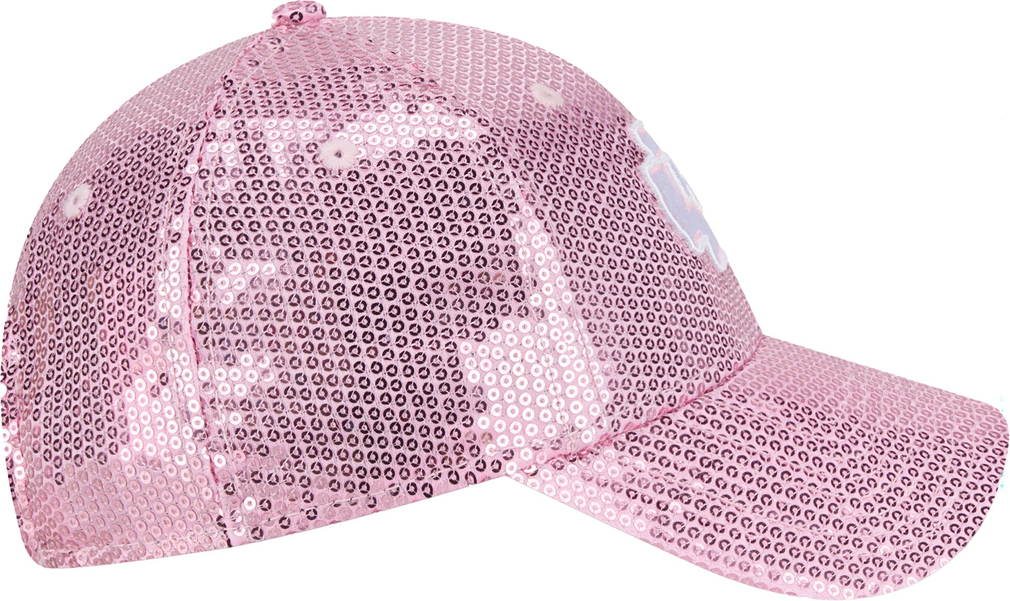 New Era Youth Kansas City Chiefs Pink Sequin 9Forty Adjustable Hat product image