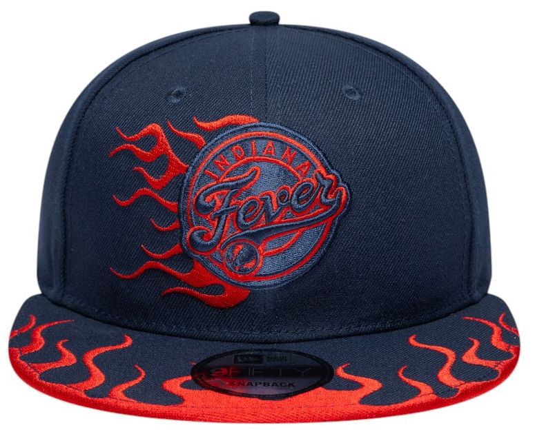 New Era Adult Indiana Fever Flame Navy 9Fifty Adjustable Hat product image