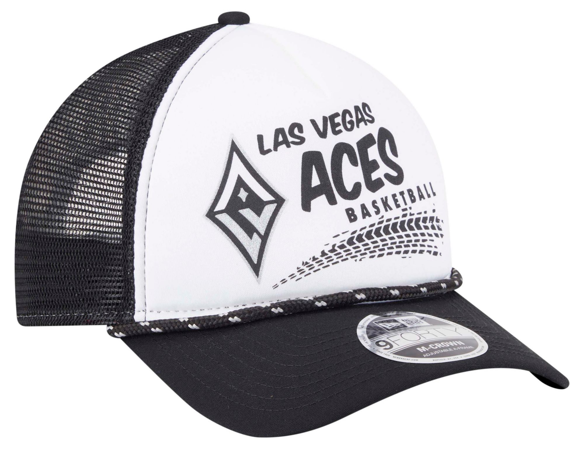 New Era Adult Las Vegas Aces Tire White 9Forty Adjustable Hat product image