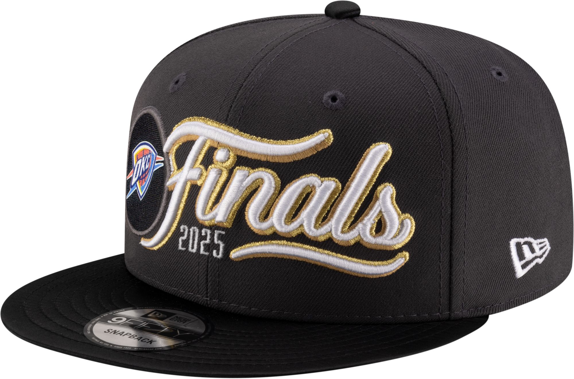 New Era Adult 2025 Western Conference Champions Oklahoma City Thunder Locker Room 9Fifty Adjustable Hat product image