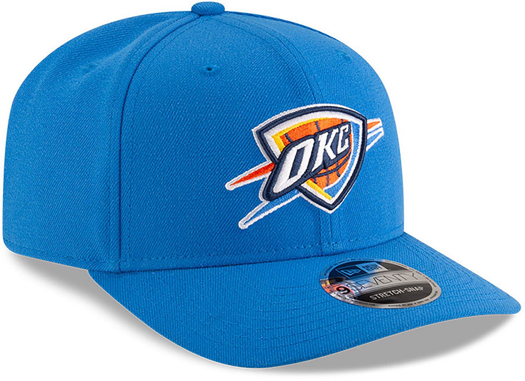 New Era Adult Oklahoma City Thunder Blue Logo 9Seventy Adjustable Stretch-Snap Hat product image