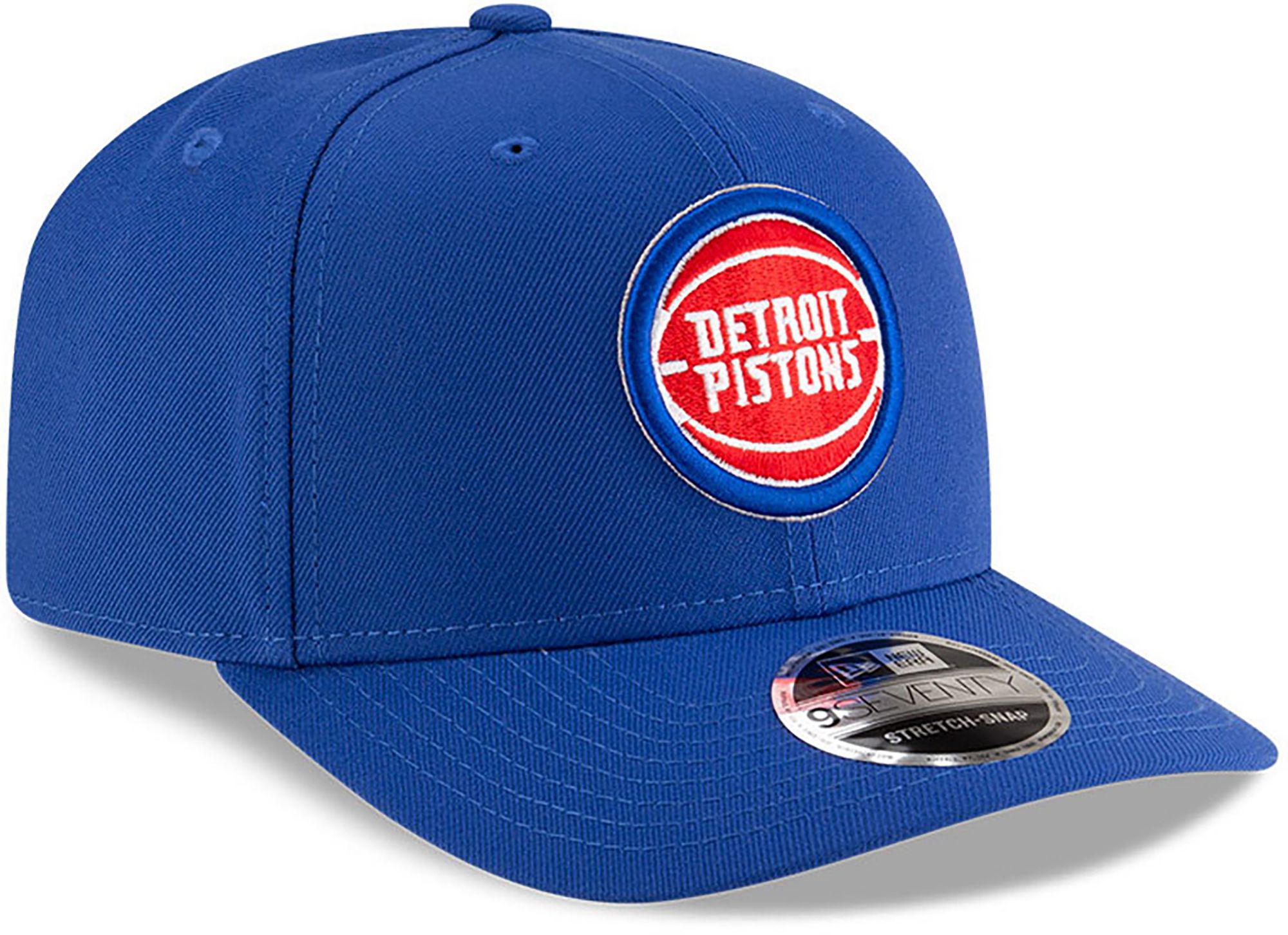 New Era Adult Detroit Pistons Blue Logo 9Seventy Adjustable Stretch-Snap Hat product image