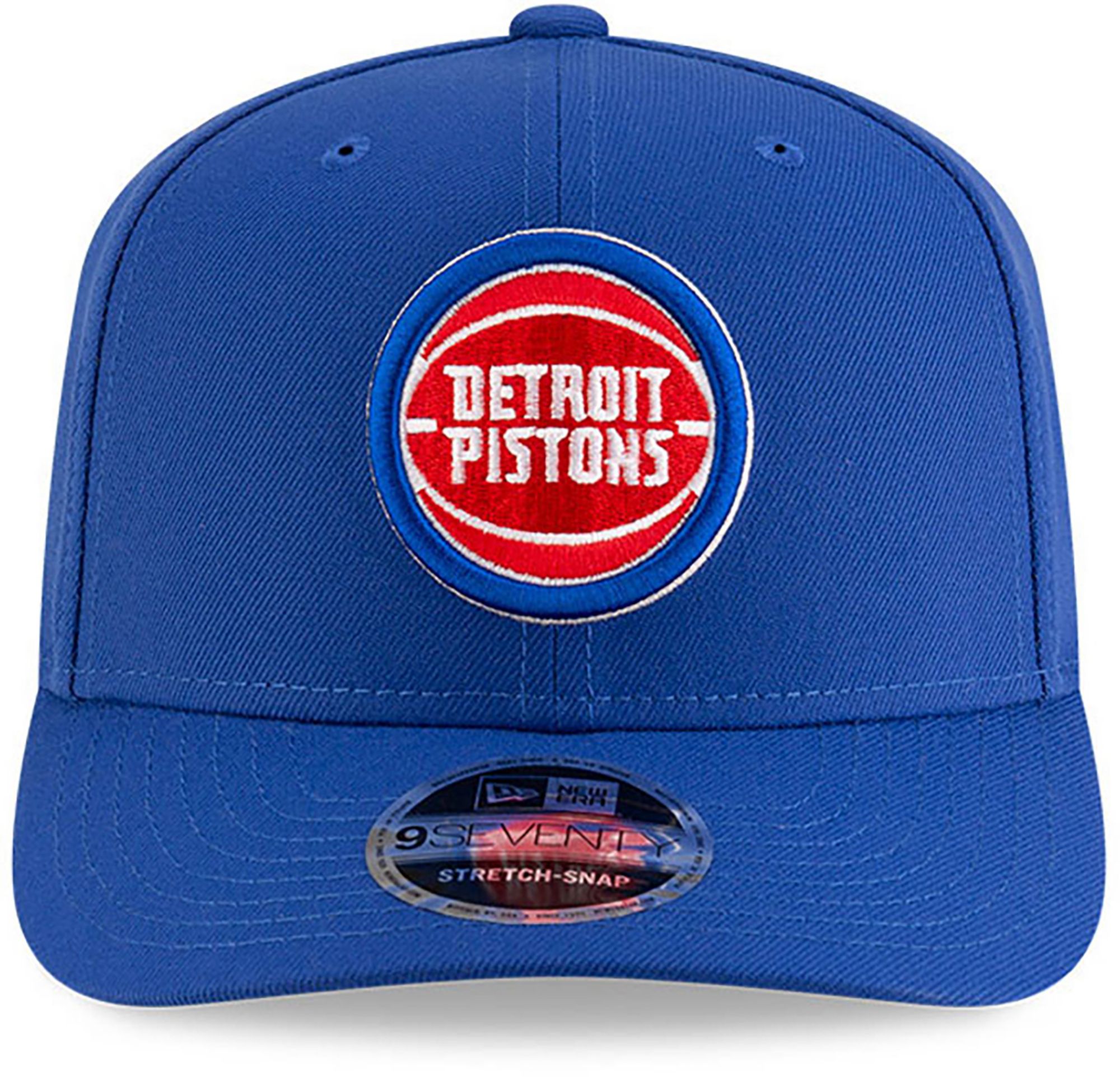 New Era Adult Detroit Pistons Blue Logo 9Seventy Adjustable Stretch-Snap Hat product image