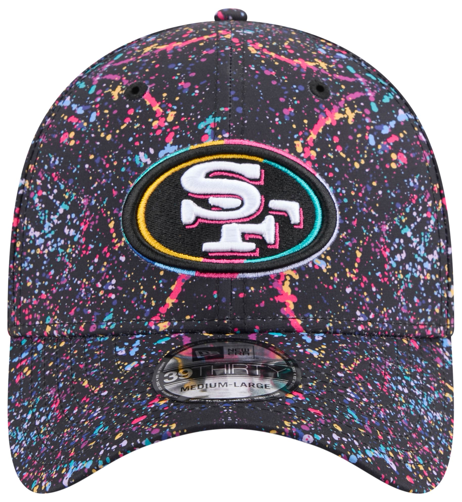 New Era Adult San Francisco 49ers Crucial Catch 39Thirty Stretch Fit Hat product image