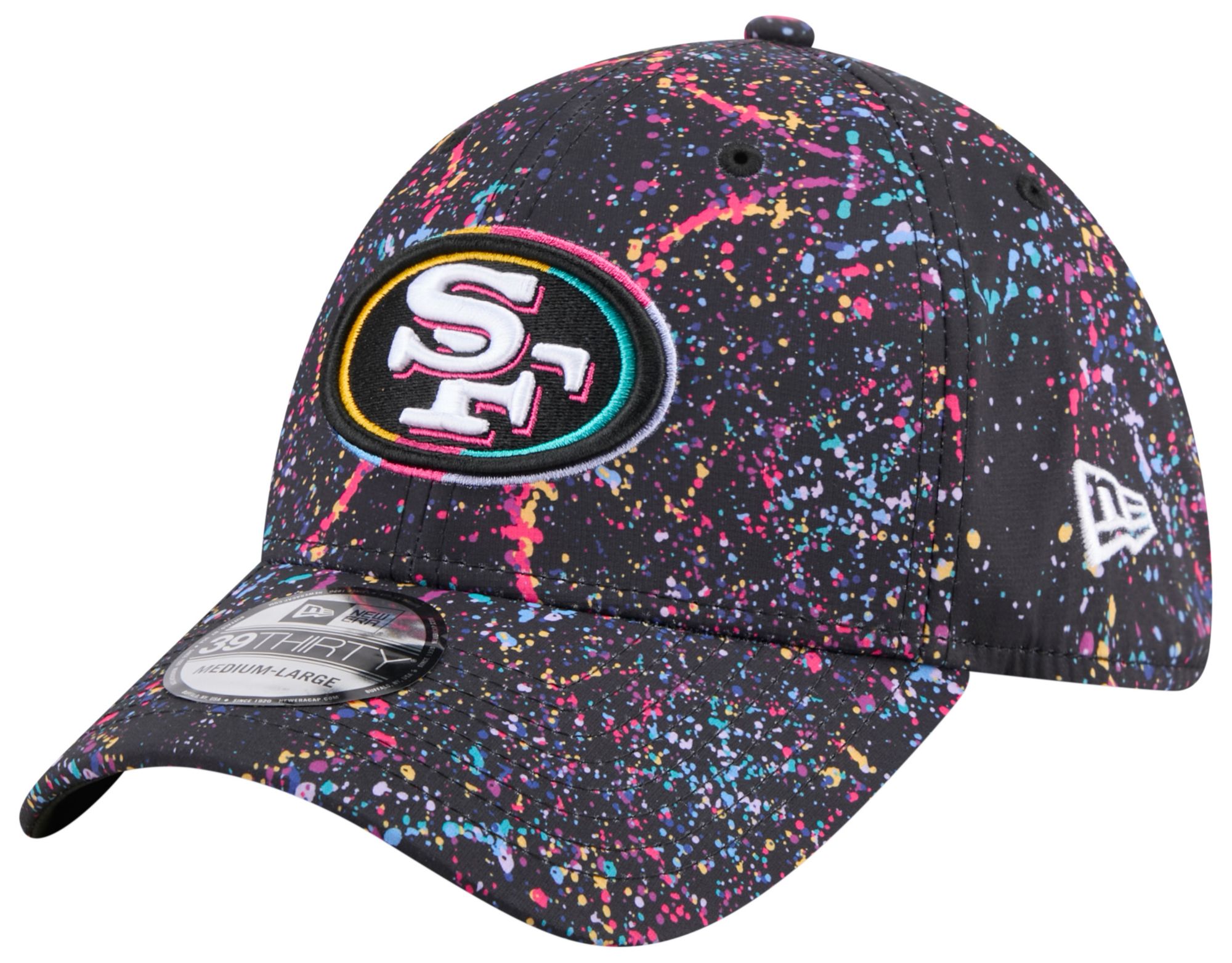 New Era Adult San Francisco 49ers Crucial Catch 39Thirty Stretch Fit Hat product image